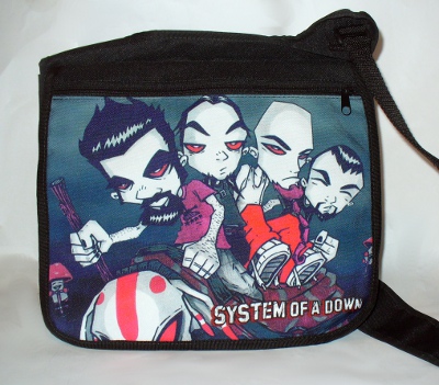 Geanta 30 CM SYSTEM OF A DOWN Caricatura