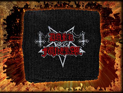 Manseta brodata Dark Funeral Logo WB009