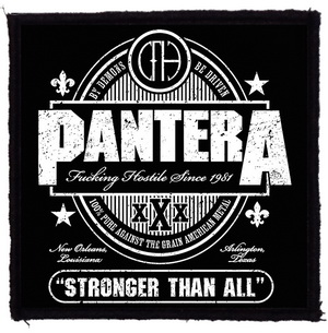Patch PANTERA Stronger than All (HBG)