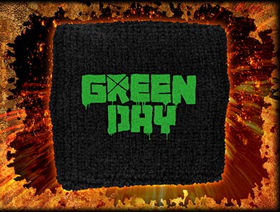 Manseta brodata Green Day Logo