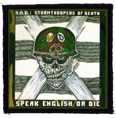 Patch S.O.D. Speak English or Die (HBG)