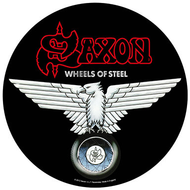 Backpatch Saxon - Wheels Of Steel