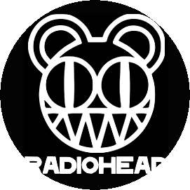 Insigna 2,5 cm RADIOHEAD Logo  (HBG)
