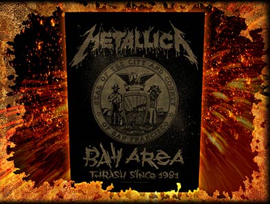 Backpatch Metallica - Bay Area Thrash
