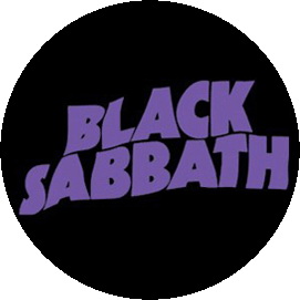 Insigna 2,5 cm BLACK SABBATH Master Logo (HBG)