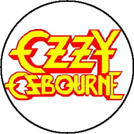 Insigna 2,5 cm OZZY Logo   (HBG)