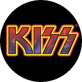 Insigna 2,5 cm KISS Logo   (HBG)