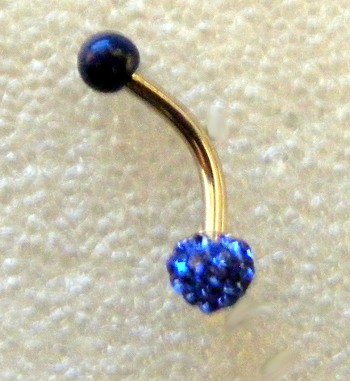 Piercing Pietricele Albastre 1,5 cm (FTC)