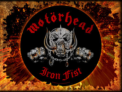 Backpatch Motorhead - Iron Fist (round) BP0889