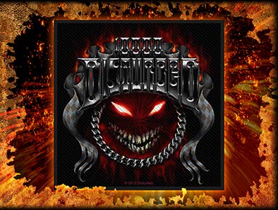 Patch Disturbed - Chrome Smiley