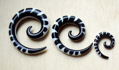 Taper spiral alb/negru (FTC)(08331)