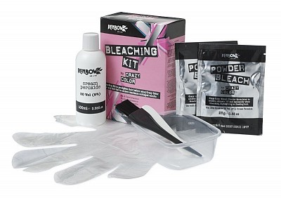 Bleaching Kit decolorare par Crazy Color (Kit pentru decolorarea parului)