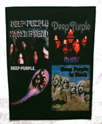 Backpatch DEEP PURPLE Machine Head (Flaming Ind)