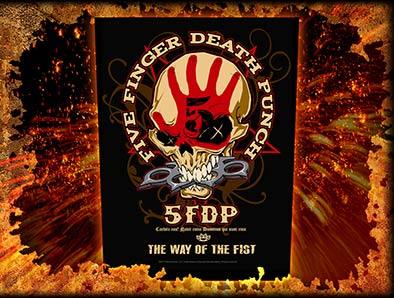 Backpatch Five Finger Death Punch - Way Of The Fist