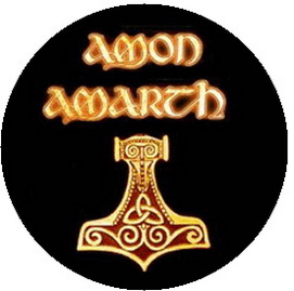 Insigna 2,5 cm AMON AMARTH Logo (HBG)