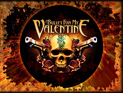 Backpatch Bullet For My Valentine - Two Pistols (lichidare stoc)