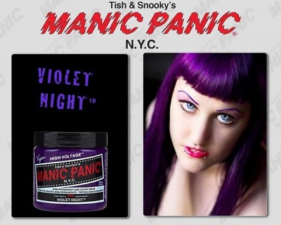 Vopsea semipermanenta mov MANIC PANIC Violet Night MEU11043