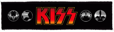 Patch Kiss Logo (superstrip)  (HBG)
