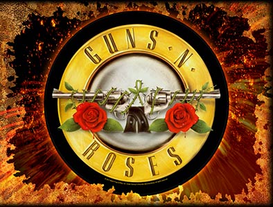 Backpatch Guns N Roses - Bullet Logo BP0888