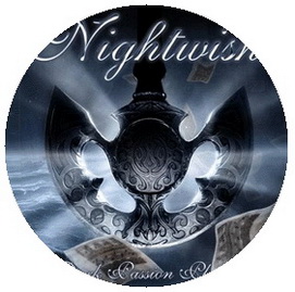 Insigna 2,5 cm NIGHTWISH Dark Passion Play   (HBG)