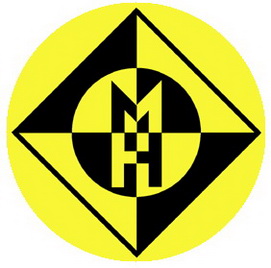 Insigna 2,5 cm MACHINE HEAD Logo   (HBG)