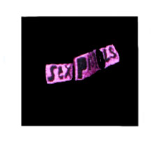 Manseta brodata Sex Pistols Logo Roz (lichidare stoc)