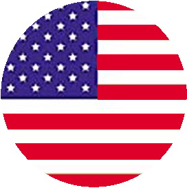 Insigna 2,5 cm USA Flag  (HBG)