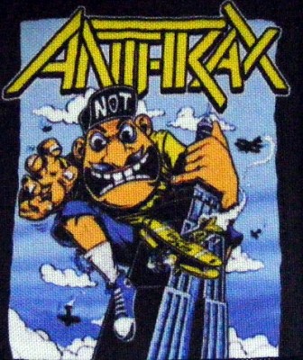 Patch Anthrax King not Man  (HBG)