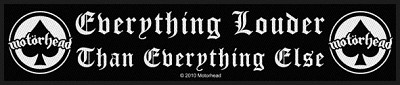 Patch Motorhead - Everything Louder (superstrip)
