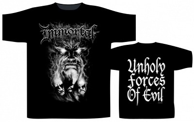 Tricou IMMORTAL - Unholy Forces Of Evil (lichidare stoc)