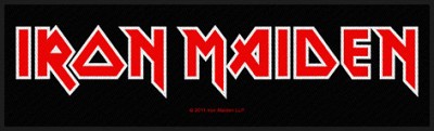 Patch Iron Maiden - Logo rosu (superstrip) SSR176