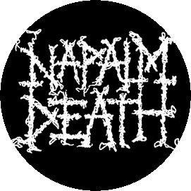 Insigna 2,5 cm NAPALM DEATH Logo   (HBG)
