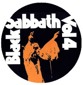Insigna 2,5 cm BLACK SABBATH Vol 4  (HBG)