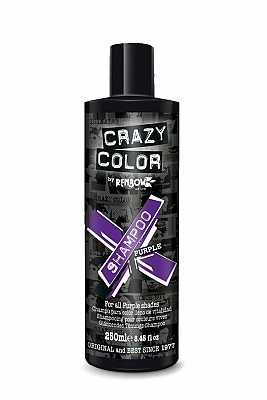 Sampon nuantator pentru par vopsit Crazy Color Vibrant Purple Shampoo