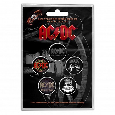 Set 5 insigne AC/DC - For Those about to Rock