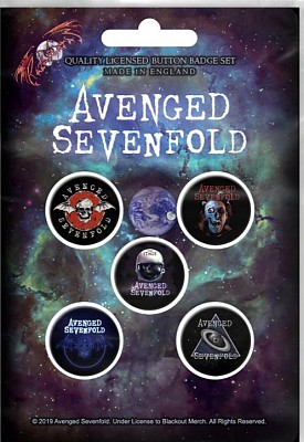 Set 5 insigne Avenged Sevenfold - The Stage