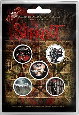 Set 5 insigne Slipknot - Albums