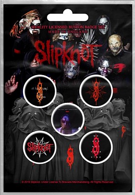 Set 5 insigne Slipknot - We Are Not Your Kind  BB062