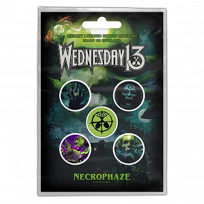 Set 5 insigne Wednesday 13 - Necrophaze