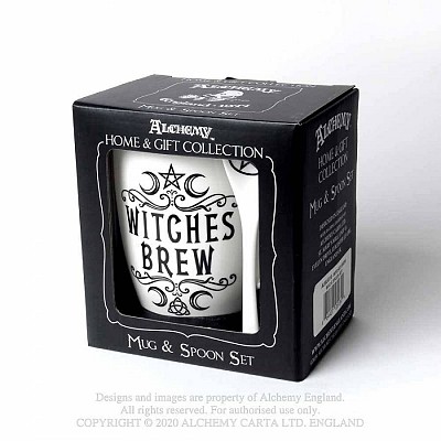 Set cana (390ml) si lingurita ALMUG16 - Witches Brew