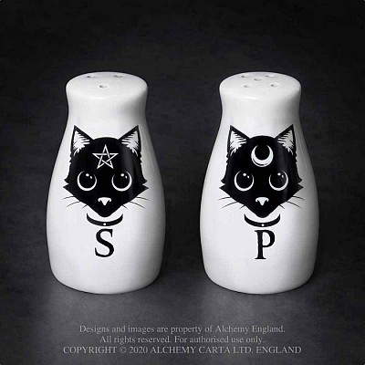 Set condimente MRSP3 - Cats: Salt & Pepper Set