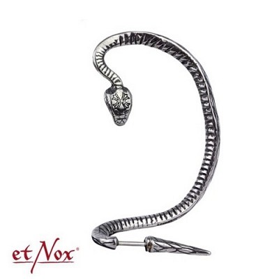 SO4050R Cercel de inox pentru urechea dreapta Snake (sarpe)