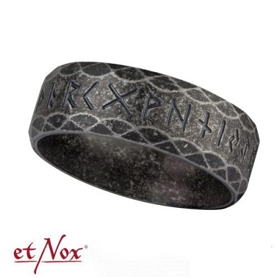 SR1206 Inel de inox Runes (antique look)