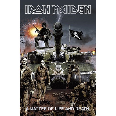 Steag IRON MAIDEN - A MATTER OF LIFE AND DEATH TP256