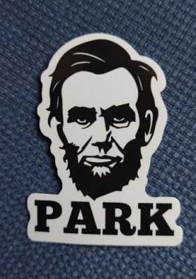 Sticker (abtibild) Abraham Lincoln (JBG)