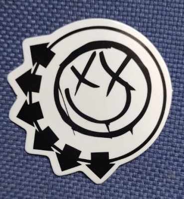 Sticker (abtibild) Blink 182 Smiley Logo (JBG)