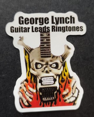Sticker (abtibild) Chitara George Lynch (JBG)