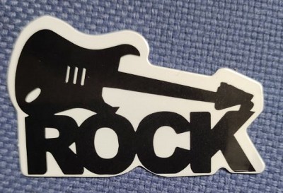 Sticker (abtibild) Chitara Rock (JBG)