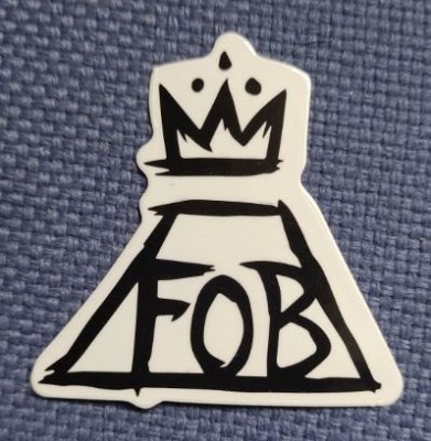 Sticker (abtibild) FALL OUT BOY Logo (JBG)