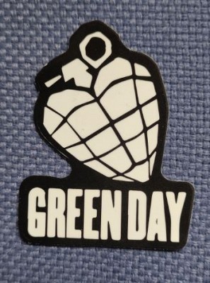 Sticker (abtibild) Green Day Alb-Negru (JBG)